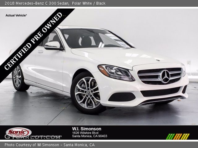 2018 Mercedes-Benz C 300 Sedan in Polar White
