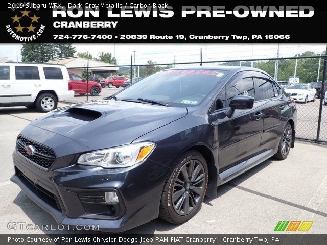 2019 Subaru WRX  in Dark Gray Metallic