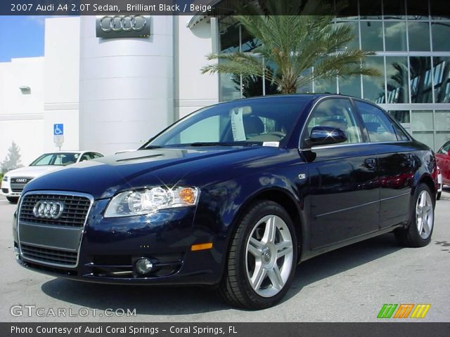 2007 Audi A4 2.0T Sedan in Brilliant Black