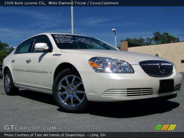 2008 Buick Lucerne CXL in White Diamond Tricoat