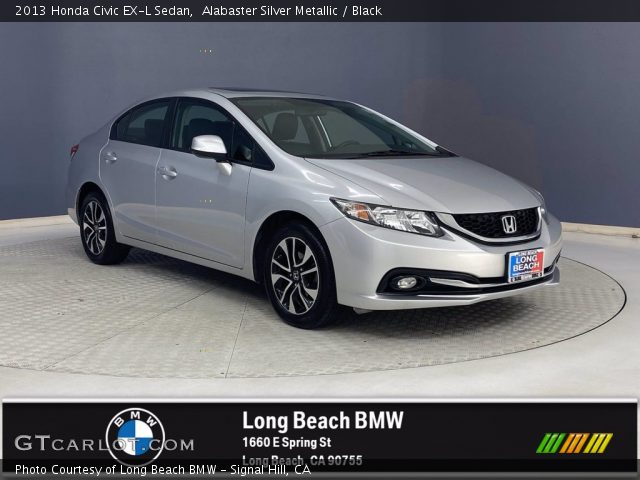 2013 Honda Civic EX-L Sedan in Alabaster Silver Metallic