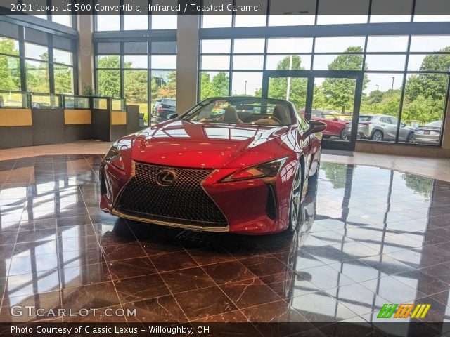 2021 Lexus LC 500 Convertible in Infrared