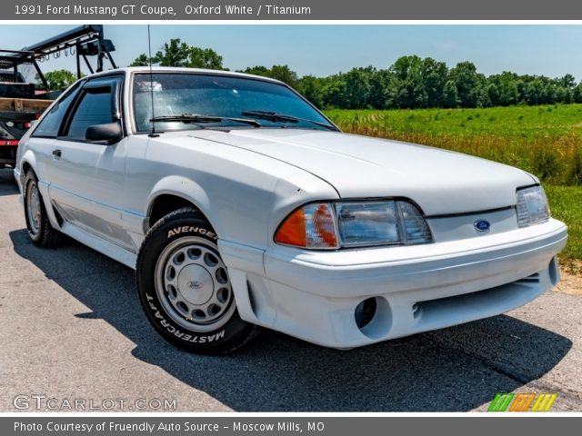1991 Ford Mustang GT Coupe in Oxford White