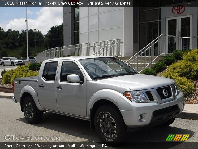 2018 Nissan Frontier Pro-4X Crew Cab 4x4 in Brilliant Silver