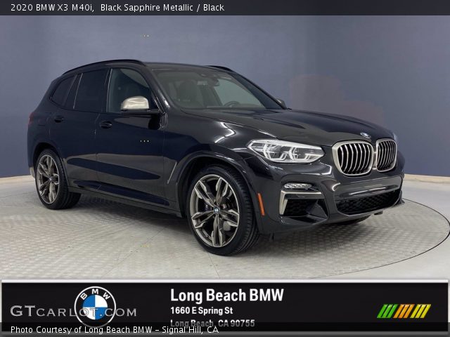 2020 BMW X3 M40i in Black Sapphire Metallic