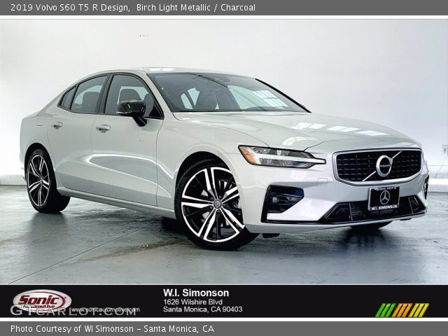 2019 Volvo S60 T5 R Design in Birch Light Metallic