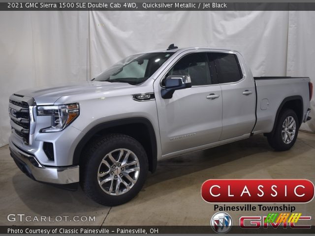 2021 GMC Sierra 1500 SLE Double Cab 4WD in Quicksilver Metallic