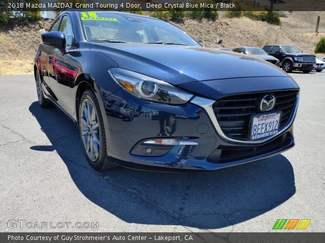 2018 Mazda MAZDA3 Grand Touring 4 Door in Deep Crystal Blue Mica