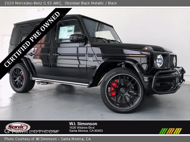 2020 Mercedes-Benz G 63 AMG in Obsidian Black Metallic