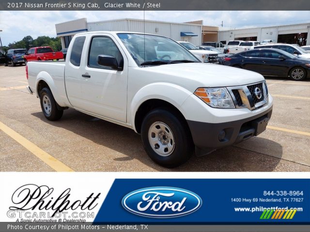 2017 Nissan Frontier S King Cab in Glacier White