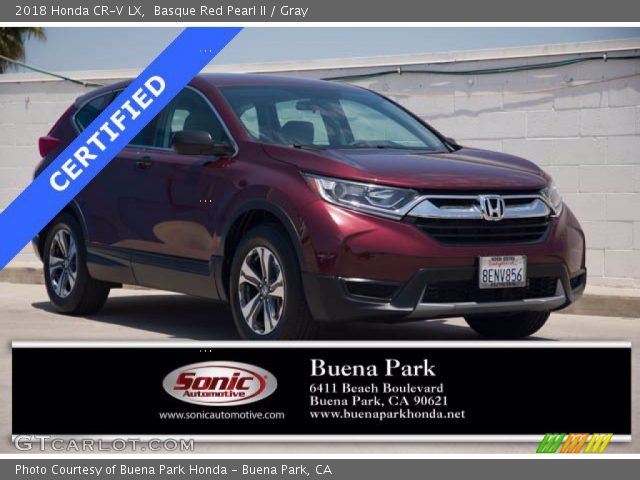 2018 Honda CR-V LX in Basque Red Pearl II