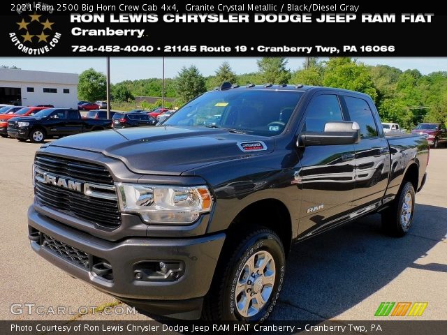 2021 Ram 2500 Big Horn Crew Cab 4x4 in Granite Crystal Metallic