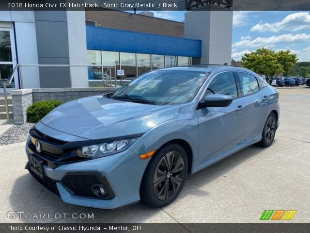 2018 Honda Civic EX Hatchback in Sonic Gray Metallic