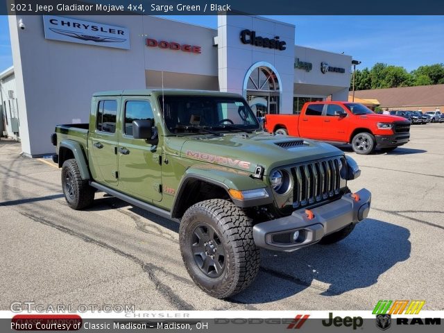 2021 Jeep Gladiator Mojave 4x4 in Sarge Green
