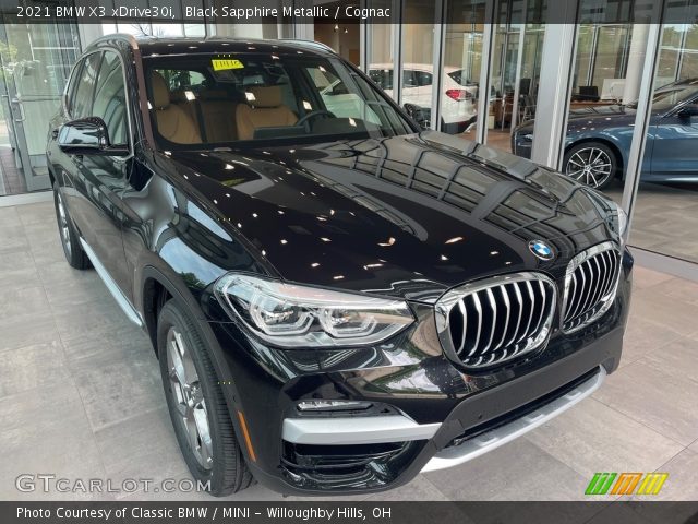2021 BMW X3 xDrive30i in Black Sapphire Metallic