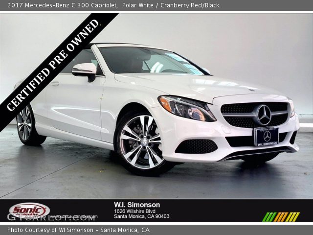 2017 Mercedes-Benz C 300 Cabriolet in Polar White