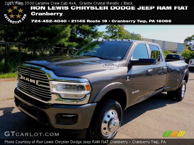 2021 Ram 3500 Laramie Crew Cab 4x4 in Granite Crystal Metallic