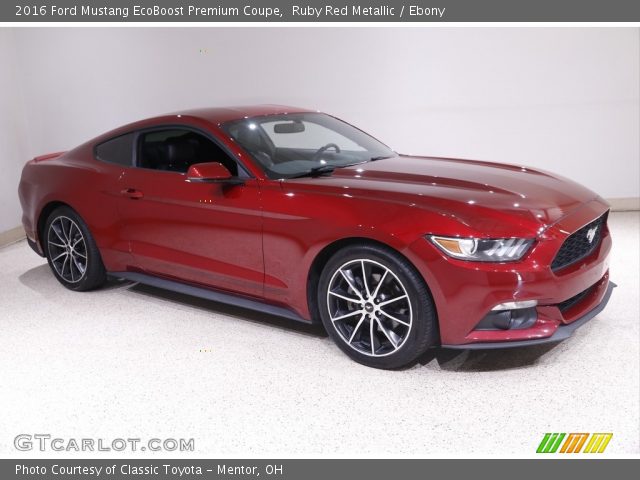 2016 Ford Mustang EcoBoost Premium Coupe in Ruby Red Metallic