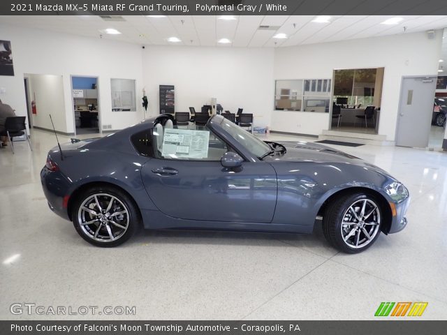 2021 Mazda MX-5 Miata RF Grand Touring in Polymetal Gray