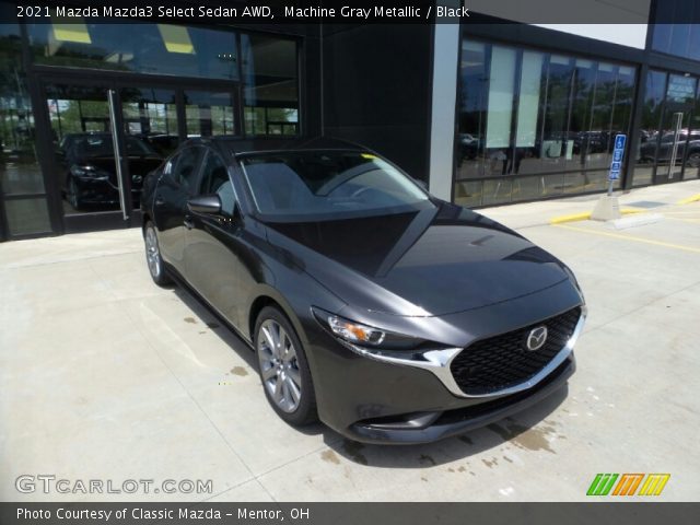 2021 Mazda Mazda3 Select Sedan AWD in Machine Gray Metallic