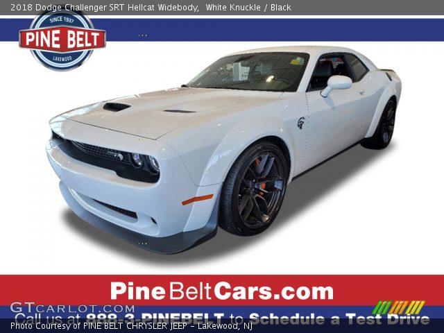 2018 Dodge Challenger SRT Hellcat Widebody in White Knuckle