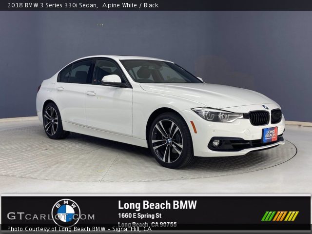 2018 BMW 3 Series 330i Sedan in Alpine White