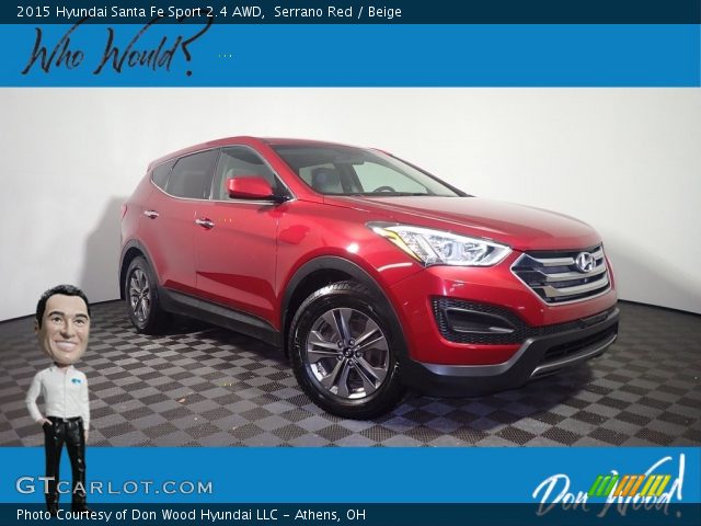 2015 Hyundai Santa Fe Sport 2.4 AWD in Serrano Red