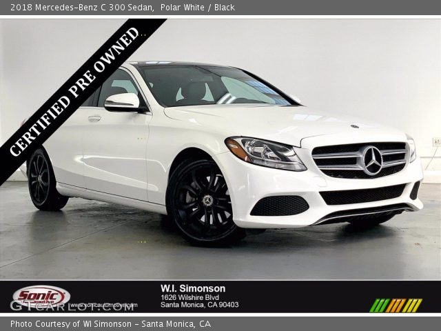 2018 Mercedes-Benz C 300 Sedan in Polar White