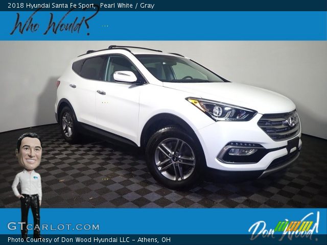 2018 Hyundai Santa Fe Sport  in Pearl White