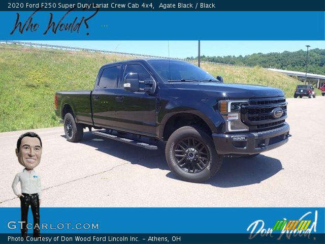 2020 Ford F250 Super Duty Lariat Crew Cab 4x4 in Agate Black