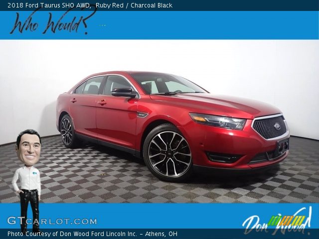 2018 Ford Taurus SHO AWD in Ruby Red