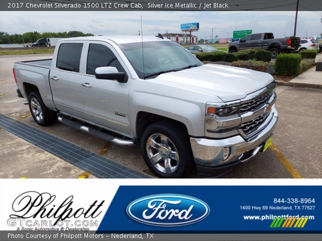 2017 Chevrolet Silverado 1500 LTZ Crew Cab in Silver Ice Metallic