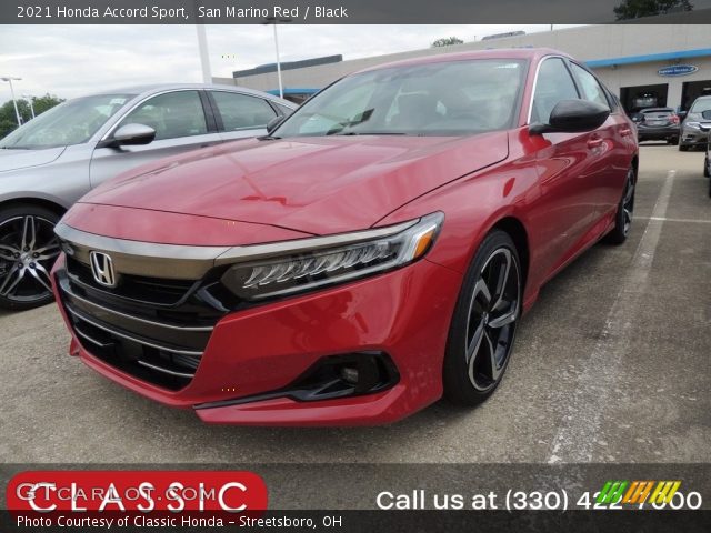 2021 Honda Accord Sport in San Marino Red