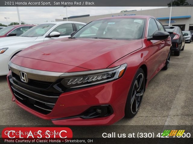 2021 Honda Accord Sport in San Marino Red