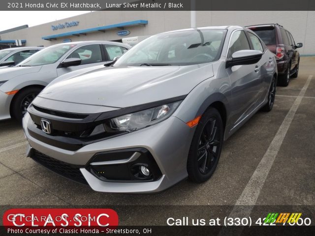 2021 Honda Civic EX Hatchback in Lunar Silver Metallic