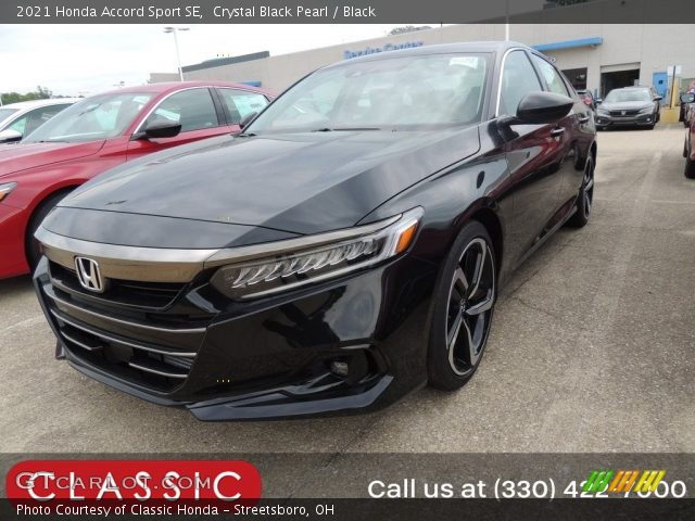 2021 Honda Accord Sport SE in Crystal Black Pearl