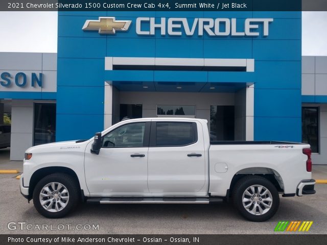 2021 Chevrolet Silverado 1500 Custom Crew Cab 4x4 in Summit White