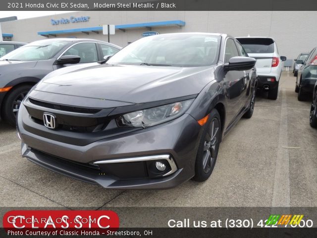 2021 Honda Civic EX Sedan in Modern Steel Metallic