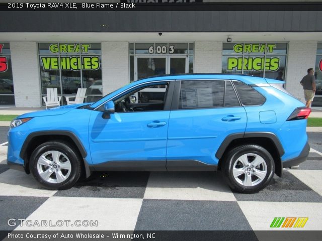 2019 Toyota RAV4 XLE in Blue Flame