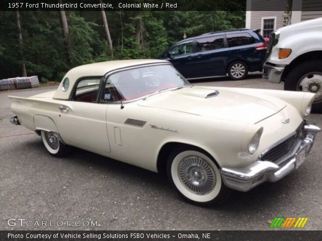 1957 Ford Thunderbird Convertible in Colonial White