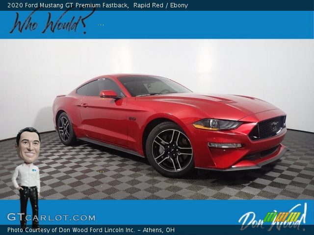 2020 Ford Mustang GT Premium Fastback in Rapid Red