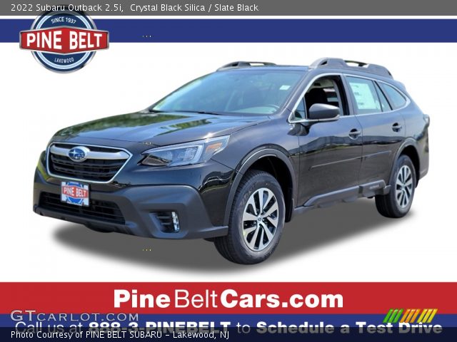 2022 Subaru Outback 2.5i in Crystal Black Silica