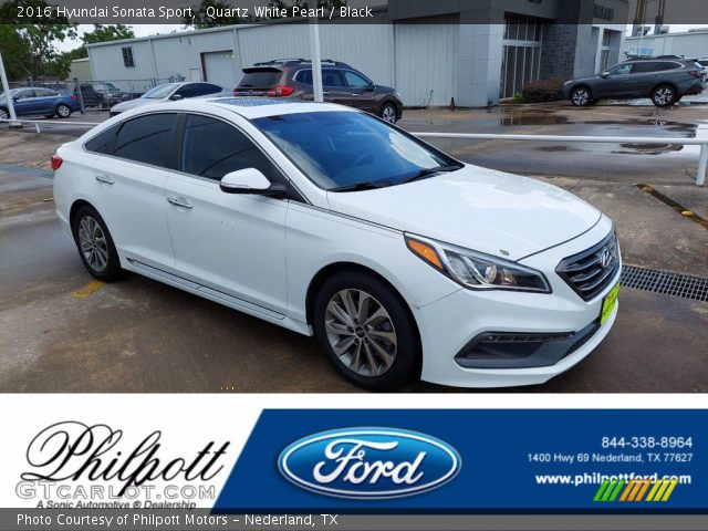 2016 Hyundai Sonata Sport in Quartz White Pearl