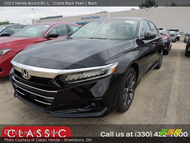 2021 Honda Accord EX-L in Crystal Black Pearl