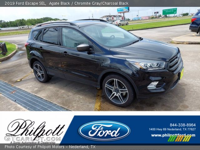 2019 Ford Escape SEL in Agate Black