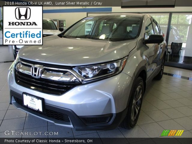 2018 Honda CR-V LX AWD in Lunar Silver Metallic
