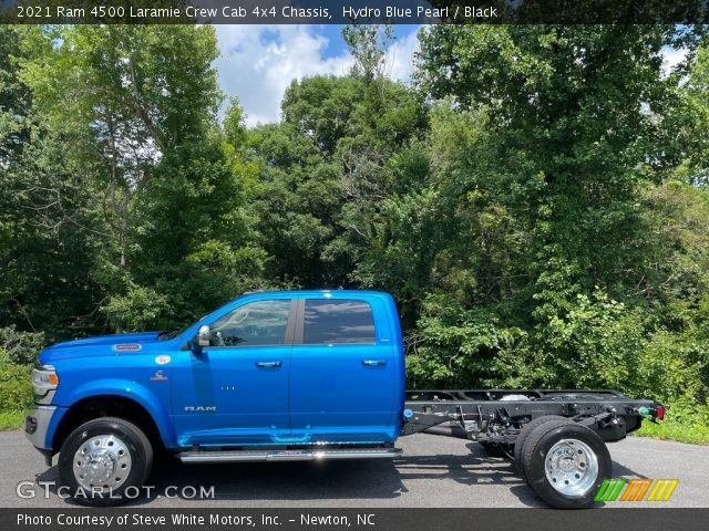 2021 Ram 4500 Laramie Crew Cab 4x4 Chassis in Hydro Blue Pearl