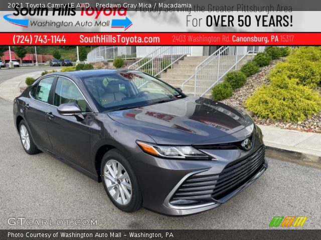 2021 Toyota Camry LE AWD in Predawn Gray Mica