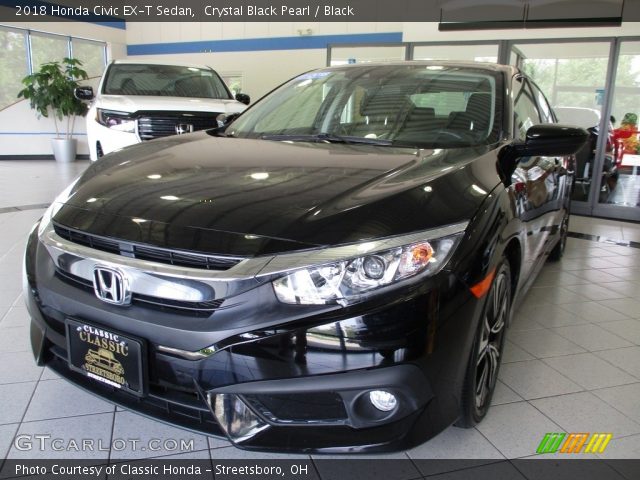 2018 Honda Civic EX-T Sedan in Crystal Black Pearl