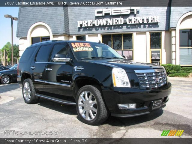 2007 Cadillac Escalade AWD in Black Raven